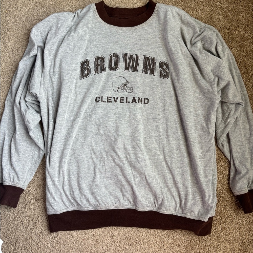 Cleveland Browns Gray Sweater
